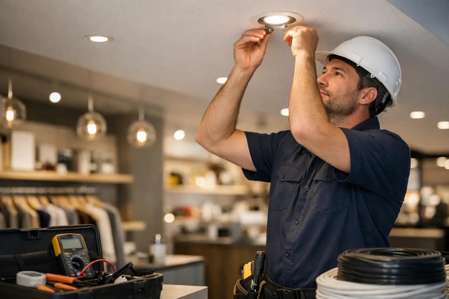 Shop Fitout Electrician: Get the Details Right
