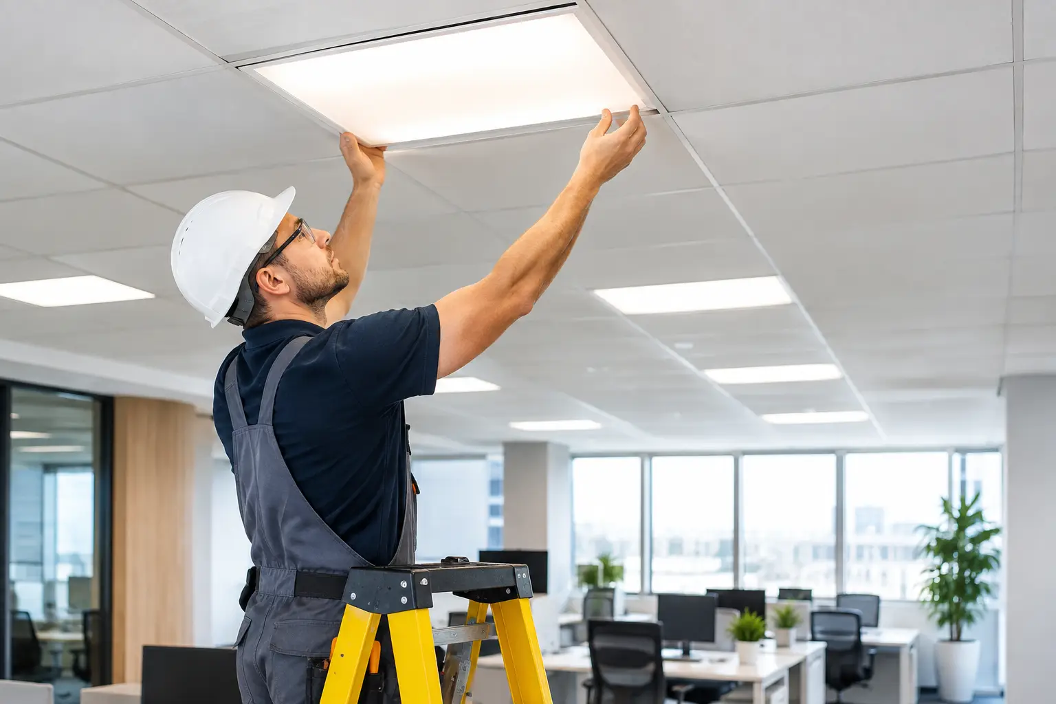 How to Install Office Lighting in Your Workplace